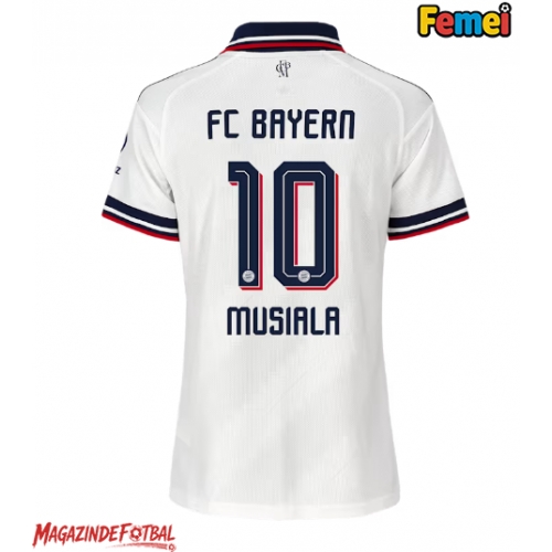 Bayern Munich Jamal Musiala #10 Tricou Fotbal Replică 2026-27 Femei Deplasare Bayern Munich Jamal Musiala #10 Tricou Fotbal Replică 2026-27 Femei Deplasare